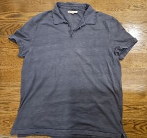 John Varvatos USA Ladies Womens Button Polo.Shirt Size L